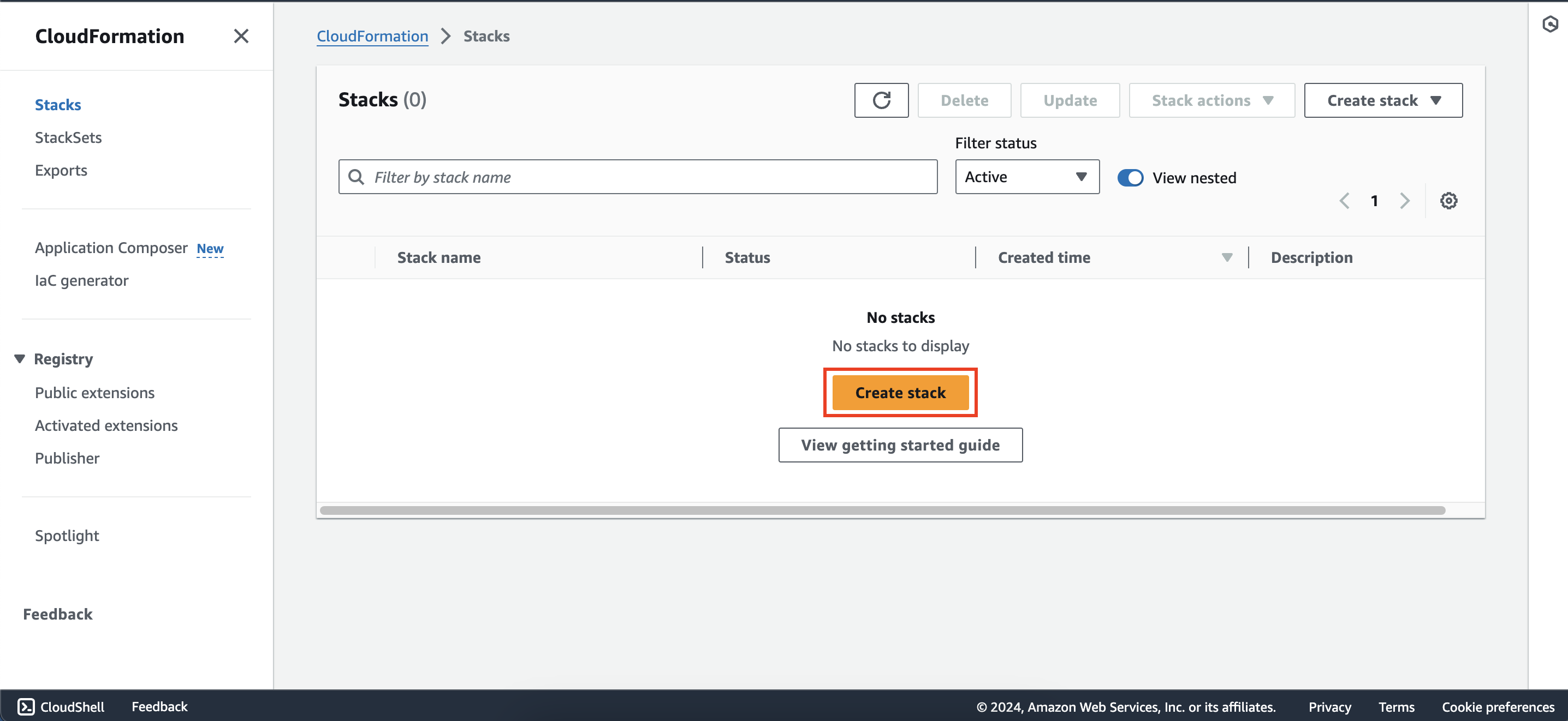 Deploy CloudFormation Stack