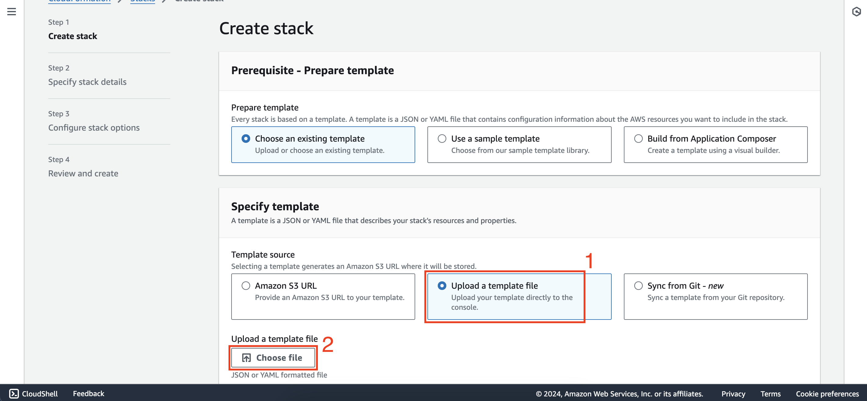 Deploy CloudFormation Stack