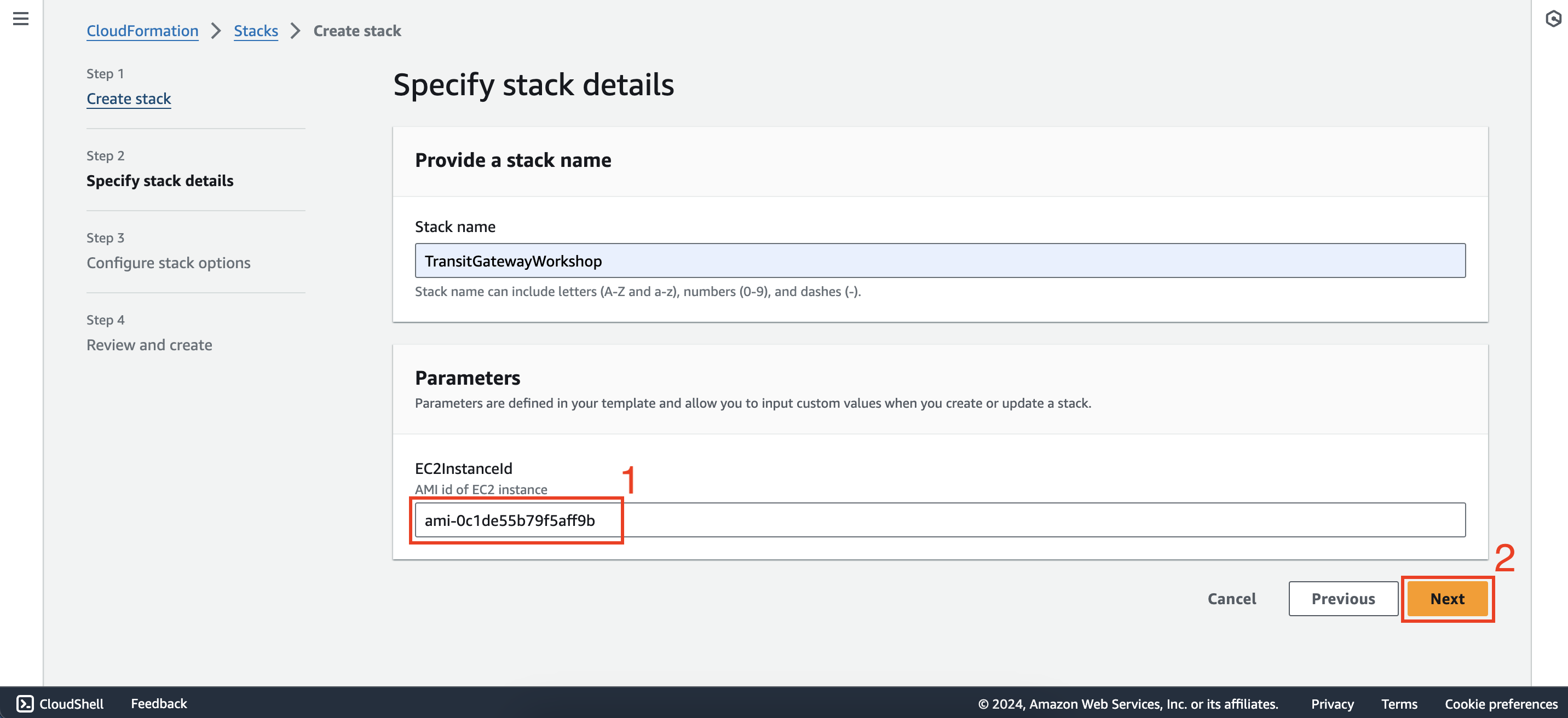 Deploy CloudFormation Stack