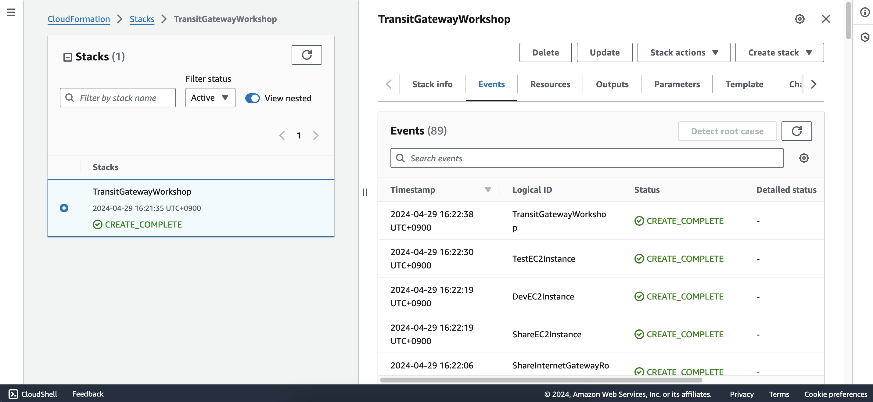 Deploy CloudFormation Stack