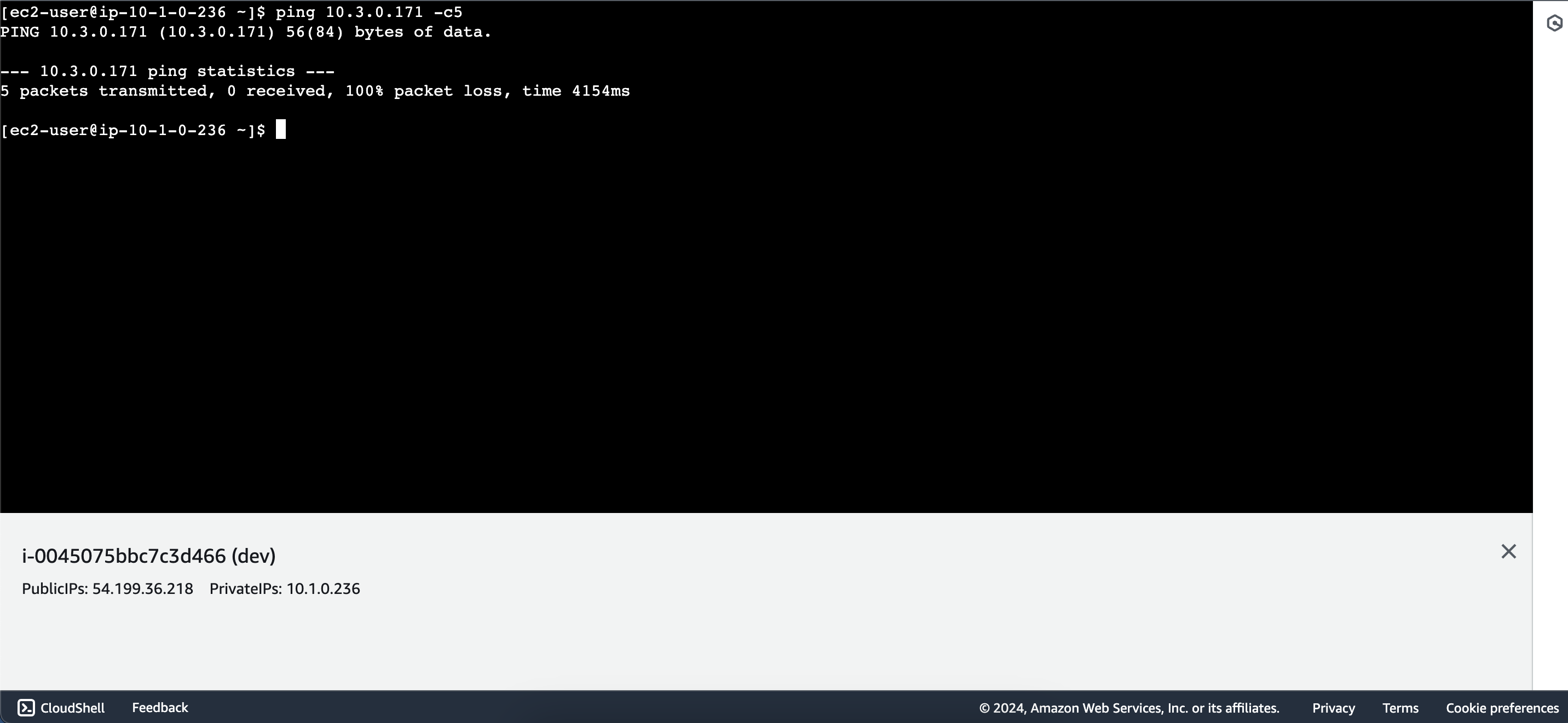 Multiple route tables