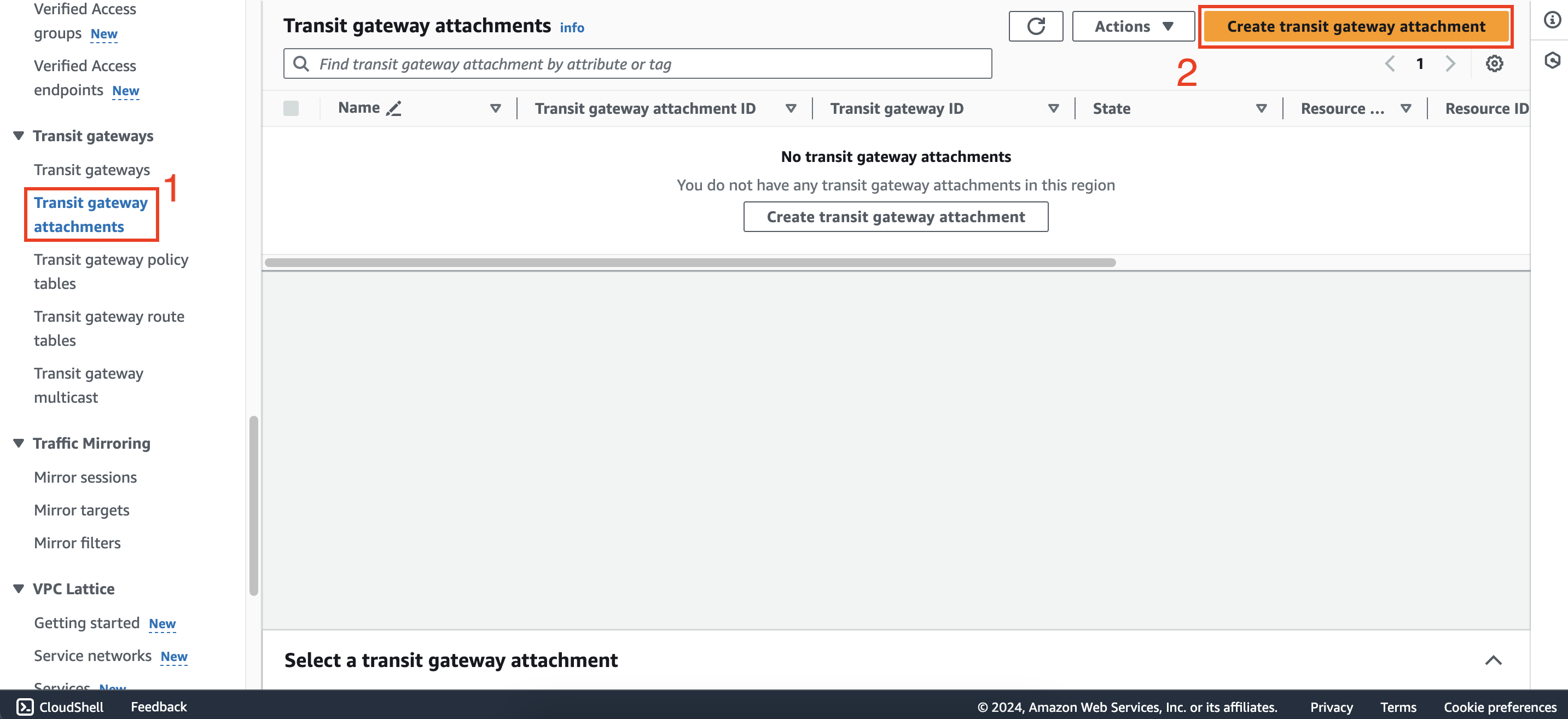 Configure route tables