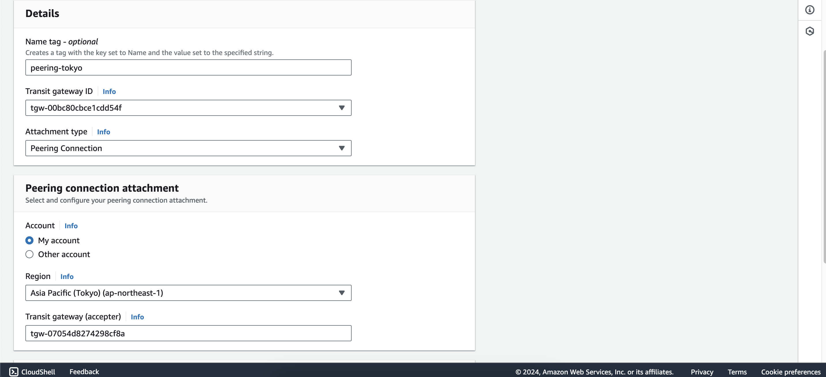 Configure route tables